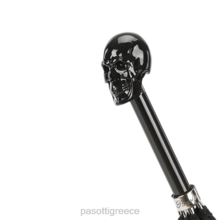 ομπρέλα | PASOTTI 478 7079-8 w33ne - μαύρη ομπρέλα κρανίου 2N6B874 άνδρες